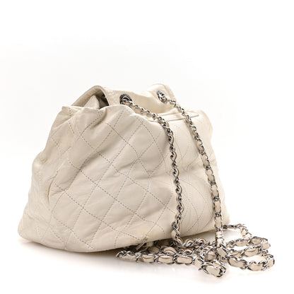 Chanel Lambskin Quilted Beijing Backpack Bag White 2 of 9