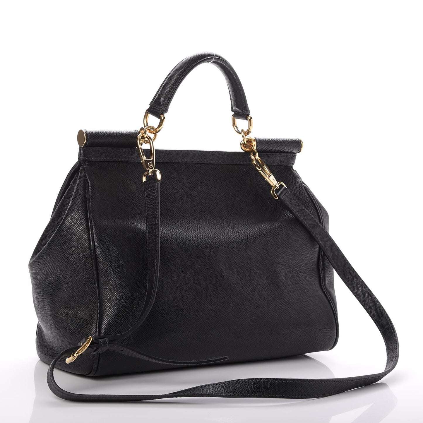 Dauphine Large Miss Sicily Satchel Black