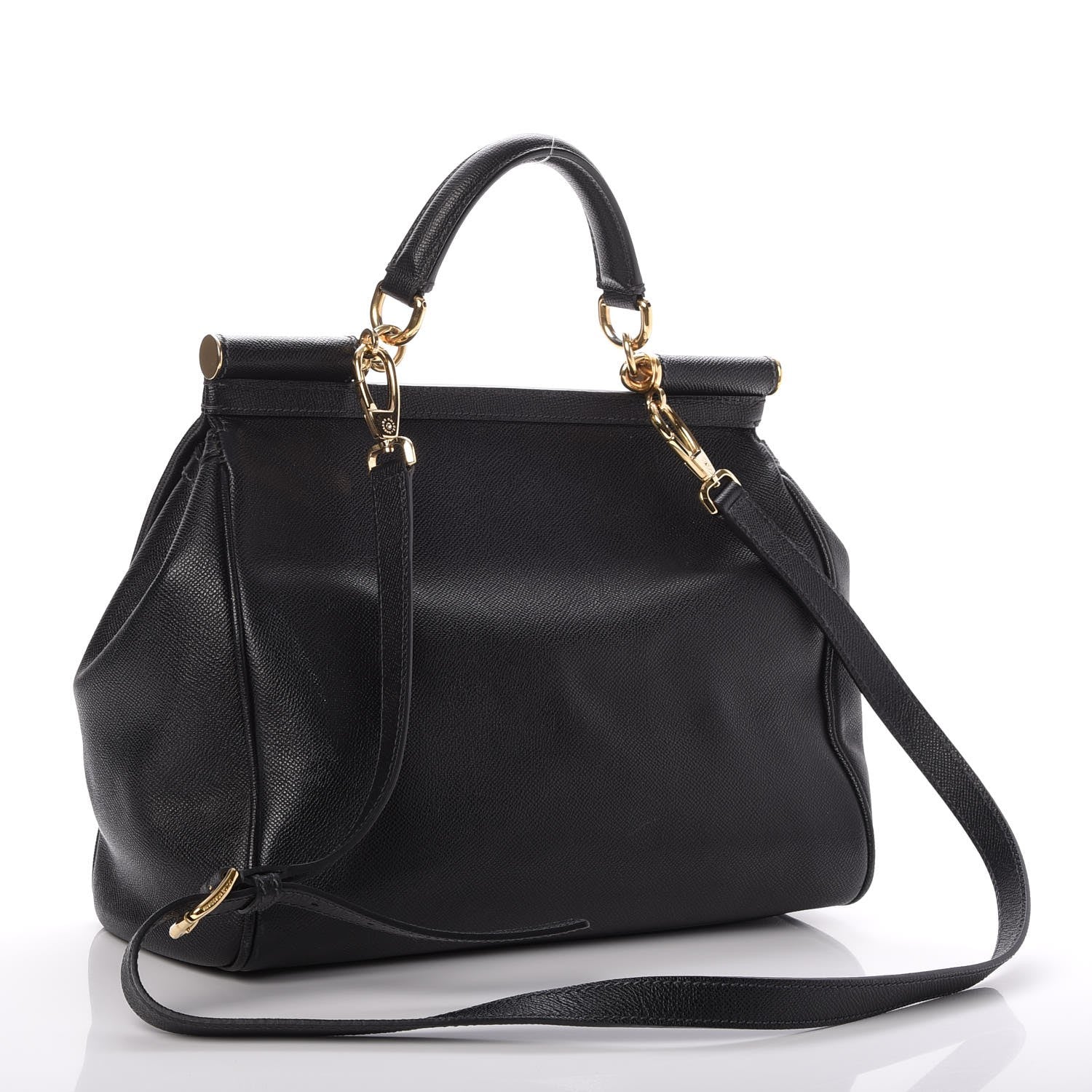 Dolce & Gabbana Dauphine Large Miss Sicily Satchel Black 3 of 6