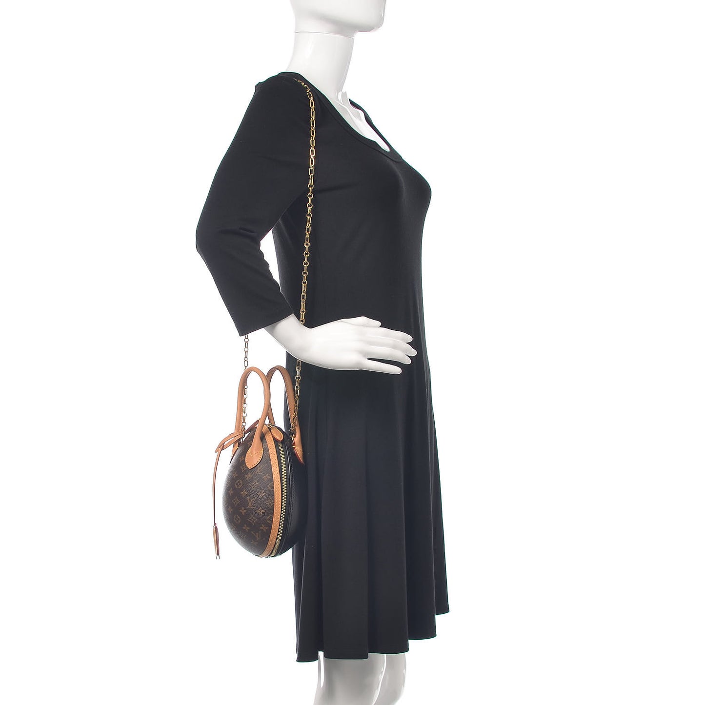 Monogram Egg Bag Black