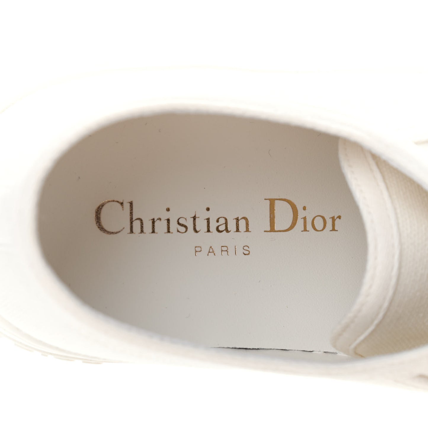 Canvas Walk'n Dior Low Top Sneakers 37 White