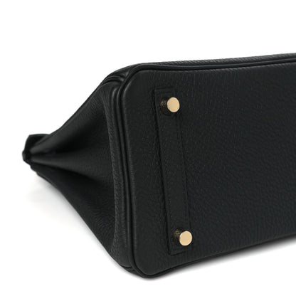 Hermes Togo Birkin 25 Black 9 of 11