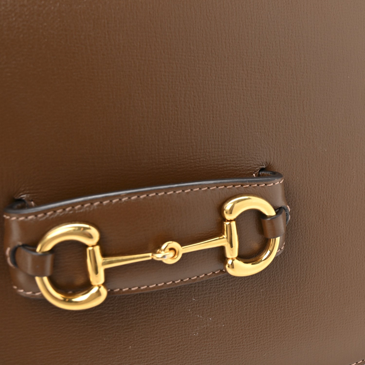 Gucci Azalea Calfskin Horsebit 1955 Shoulder Bag Brown Sugar 17 of 18