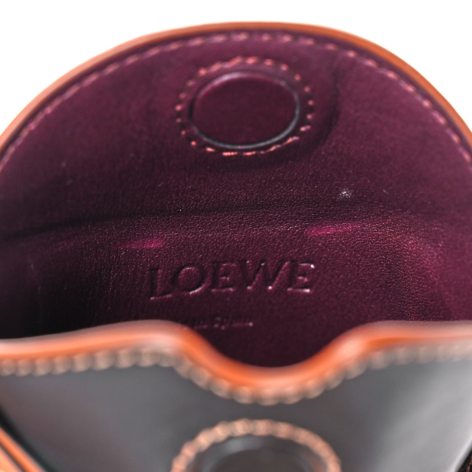 Loewe Smooth Calfskin Mini Gate Pocket Black Tan 12 of 12
