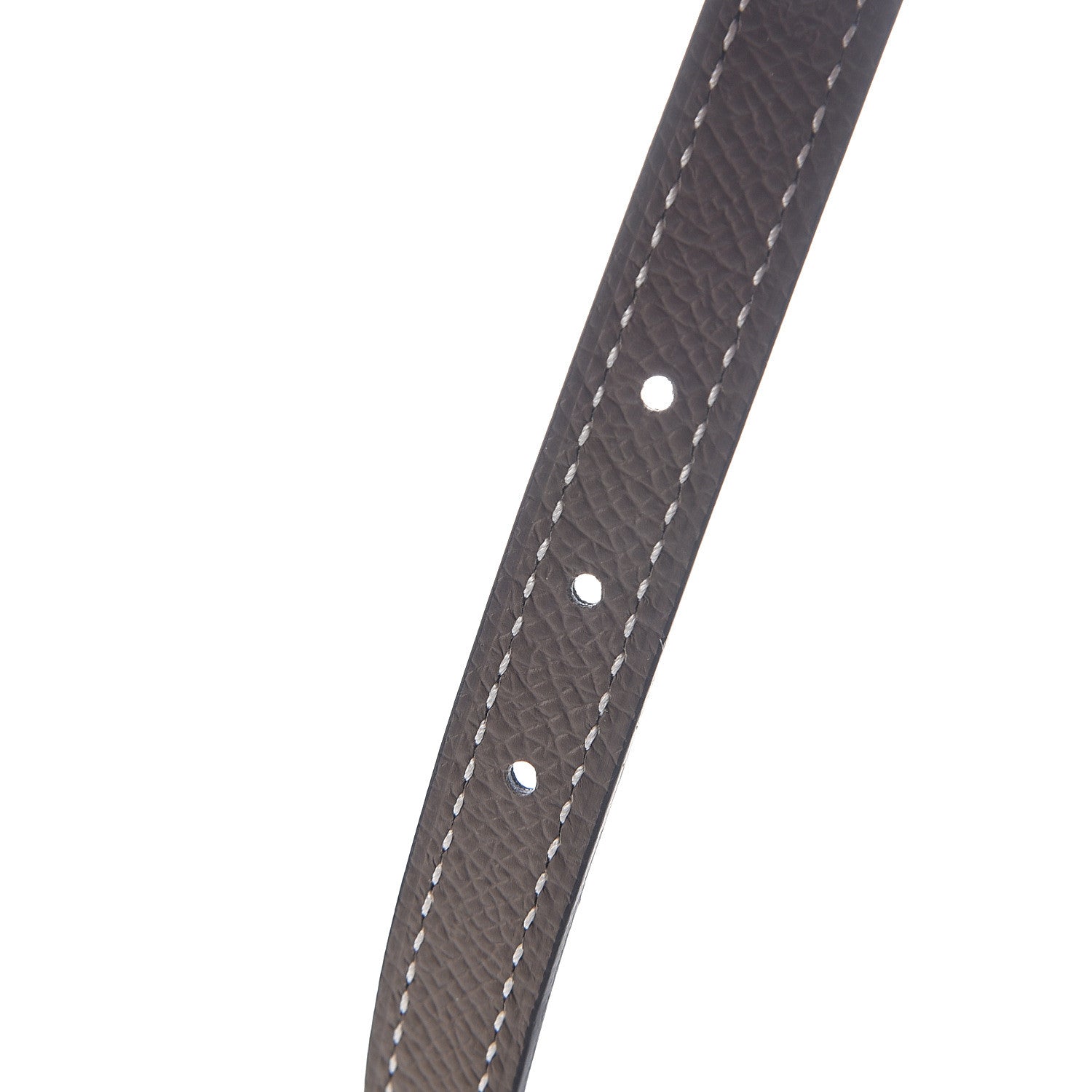 Hermes Swift Epsom 13mm Focus Belt H Belt 65 Black Etoupe 3 of 5