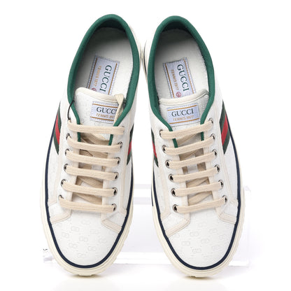 Gucci Canvas Web Womens GG Mignon Sneakers 39 White 5 of 10