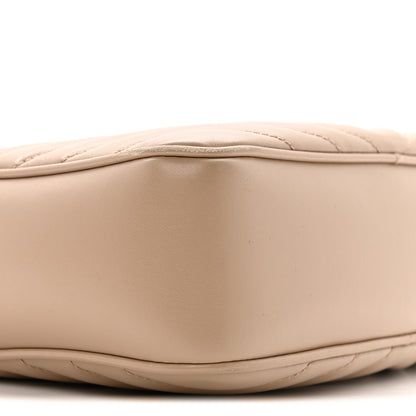 Saint Laurent Calfskin Matelasse Monogram Lou Camera Bag Nude Powder 8 of 16