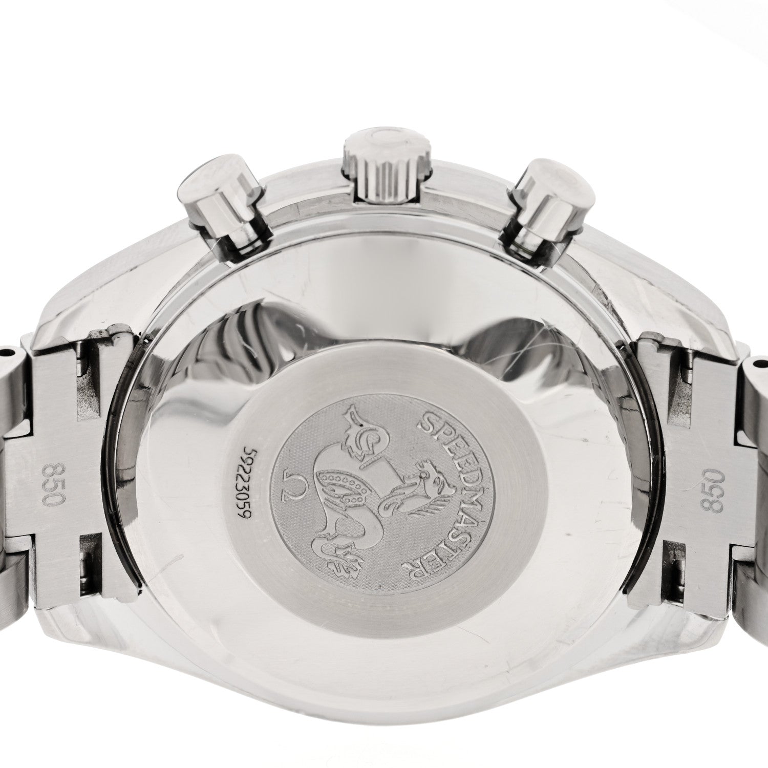 Omega Stainless Steel 39mm Speedmaster Chronograph Automatic Watch Black 3513.50 4 of 4