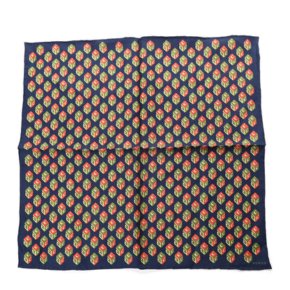 Gucci Wool Silk Jacquard GG Wallpaper Print Square Scarf Multi 1 of 4