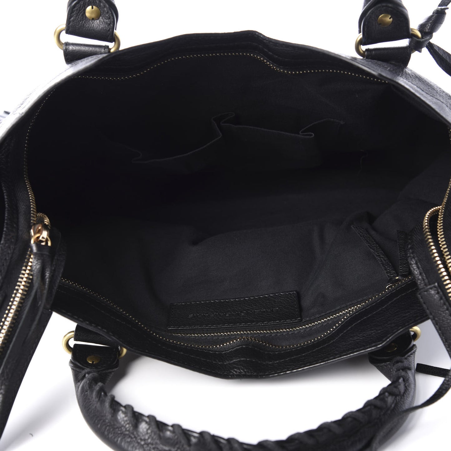 Agneau Classic Gold Hardware City Black