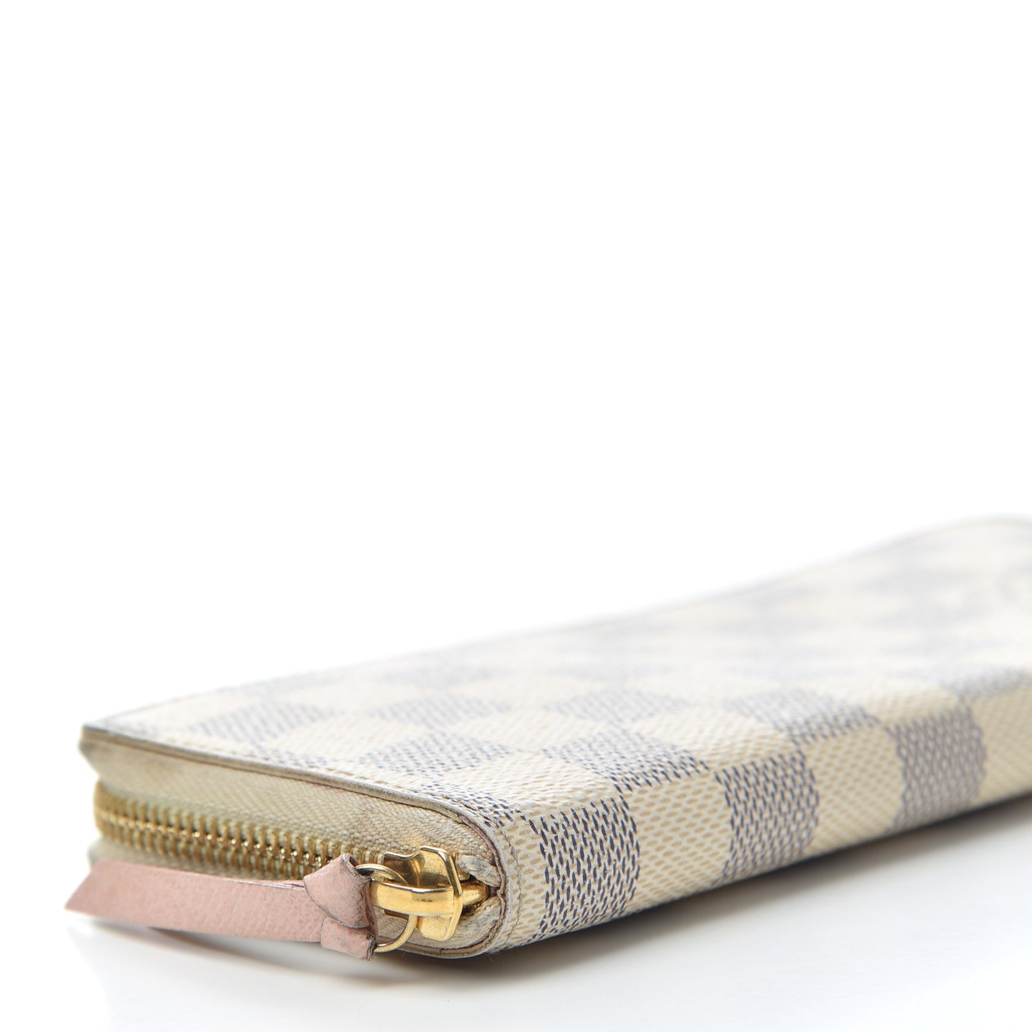 Damier Azur Clemence Wallet Rose Ballerine
