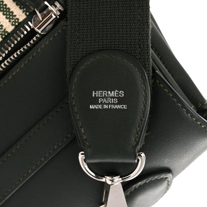 Hermes Swift Toile Riga Lakis Kelly 35 Vert Anglais 6 of 10