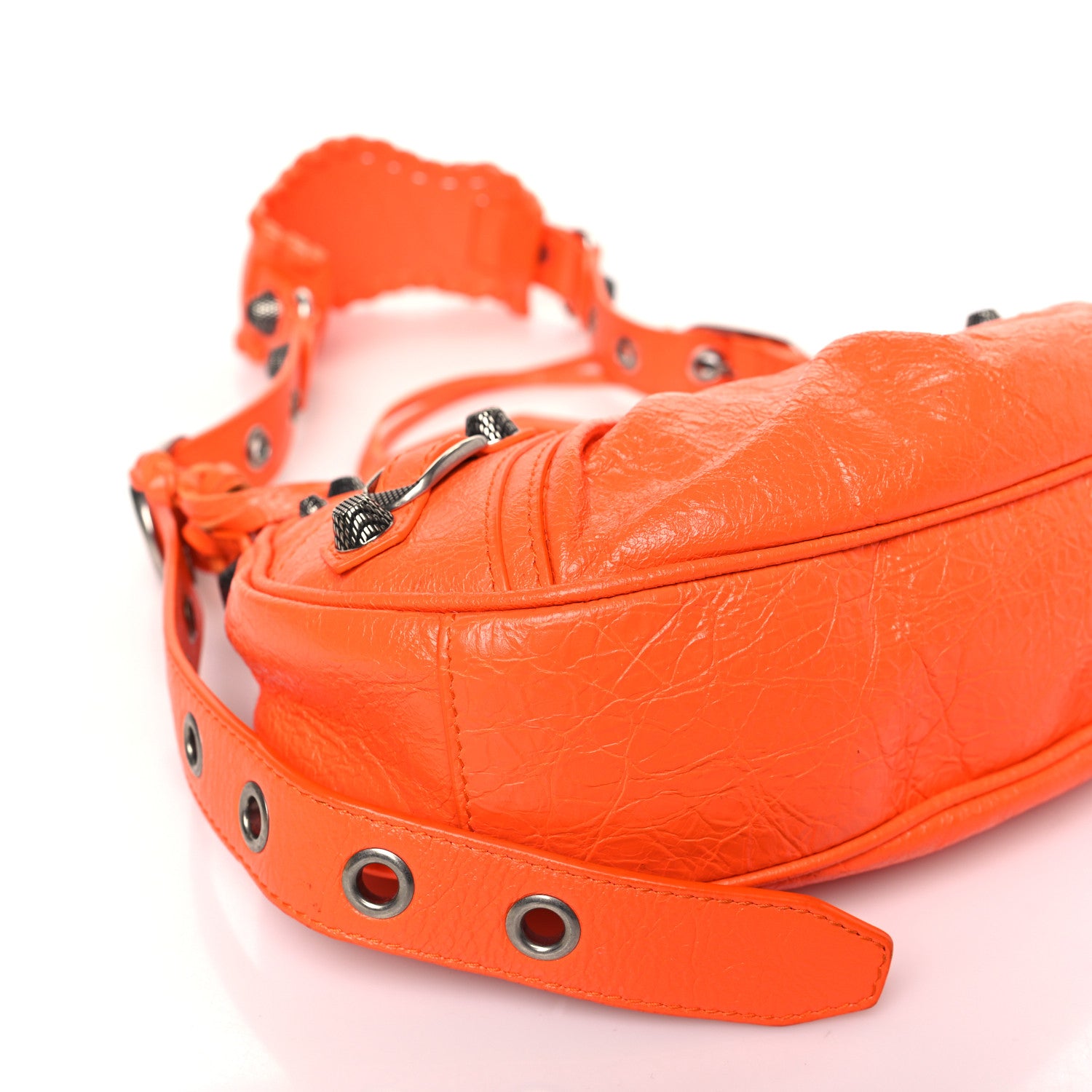 Balenciaga Agneau Arena Le Cagole Shoulder Bag XS Orange 7 of 8