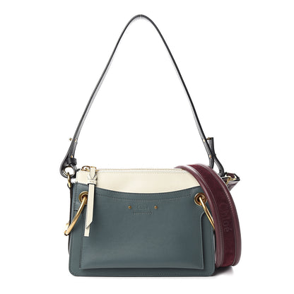 Chloe Calfskin Small Roy Tri-Color Bag Blue 1 of 8