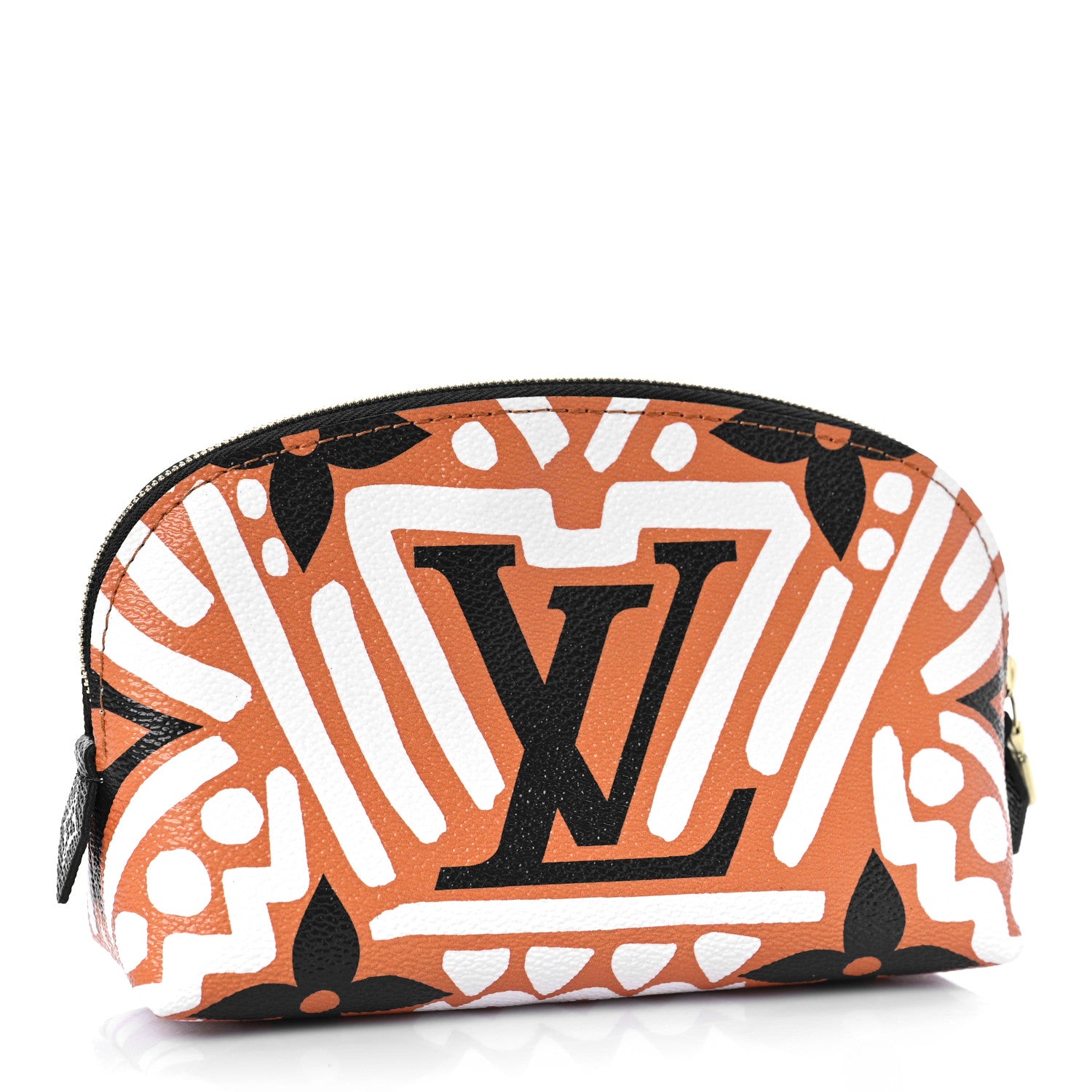 Louis Vuitton Monogram Giant Crafty Cosmetic Pouch Creme Caramel 3 of 8