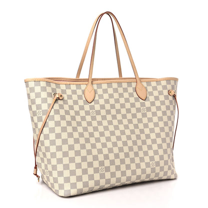 Louis Vuitton Damier Azur Neo Neverfull GM Rose Ballerine 4 of 9
