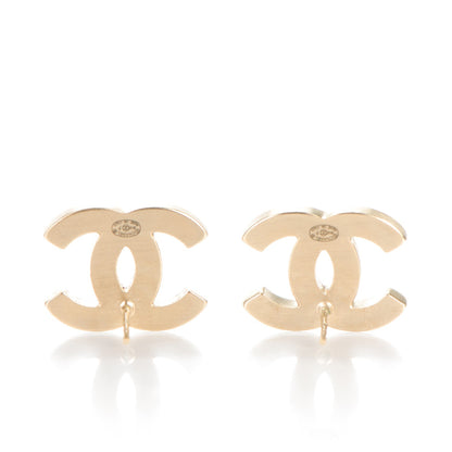 Chanel Lambskin CC Earrings Black 3 of 5