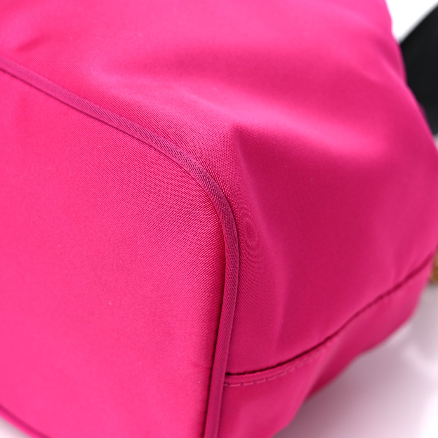 Versace NylonMedusa Drawstring Bucket Bag Dahlia Black 11 of 11