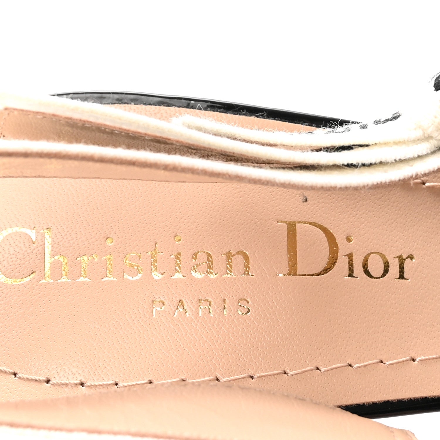 Christian Dior Patent Ribbon J'Adior Slingback 100mm Pumps 36 Black 8 of 9