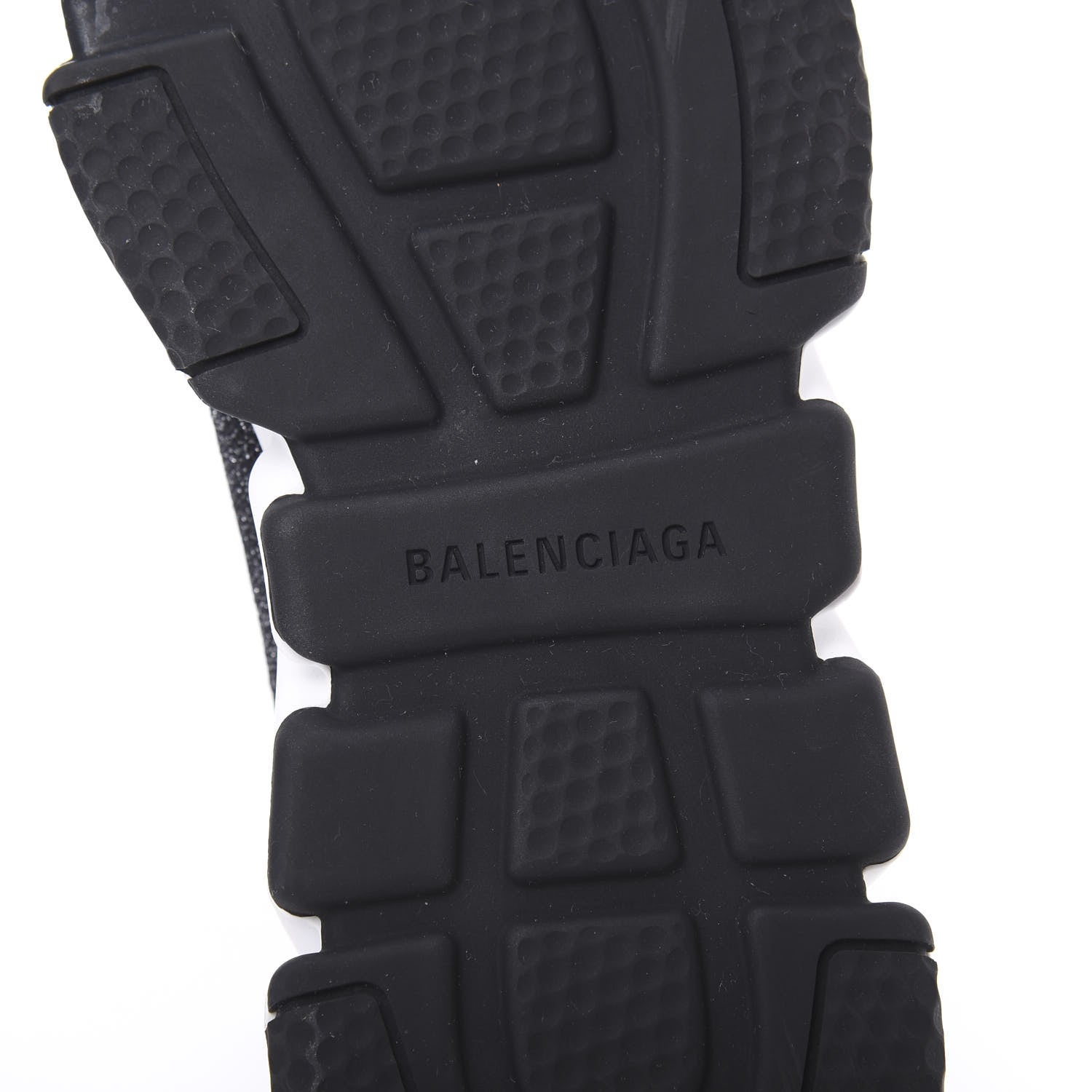 Balenciaga Knit Metal Womens Speed Sneakers 39 Black Gold 6 of 7