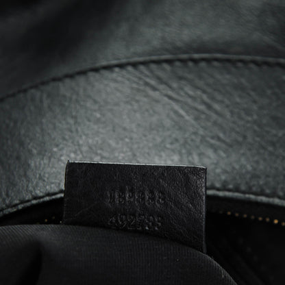 Gucci Calfskin Large D Gold Hobo Black 7 of 7