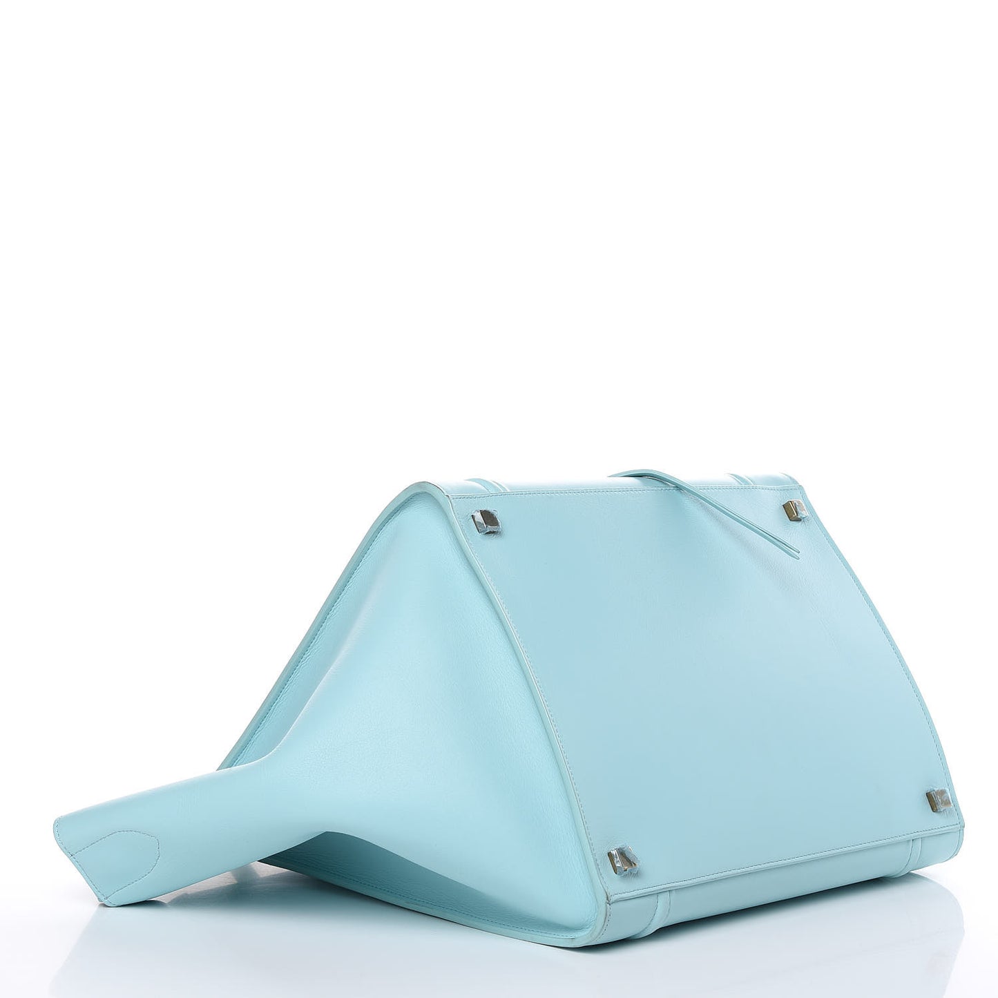 Supple Calfskin Medium Phantom Luggage Azur