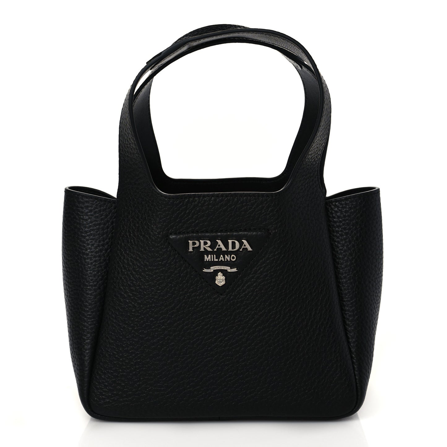 Vitello Daino Soft Mini Dynamique Tote Black