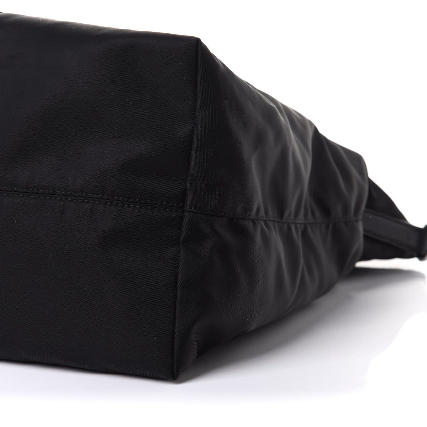 X JAMES JEAN Tessuto Nylon Patch Shopping Tote Black