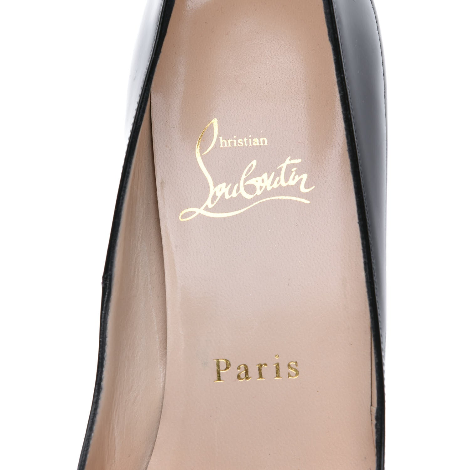 Christian Louboutin Patent Mater Claude 100 Pumps 38 Black 8 of 8