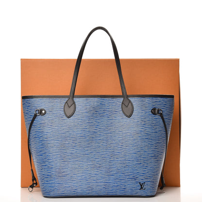 Louis Vuitton Epi Neverfull MM Denim Light 9 of 9