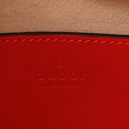 Gucci Calfskin Matelasse Chevron GG Marmont Sling Shoulder Bag Rosso 6 of 10