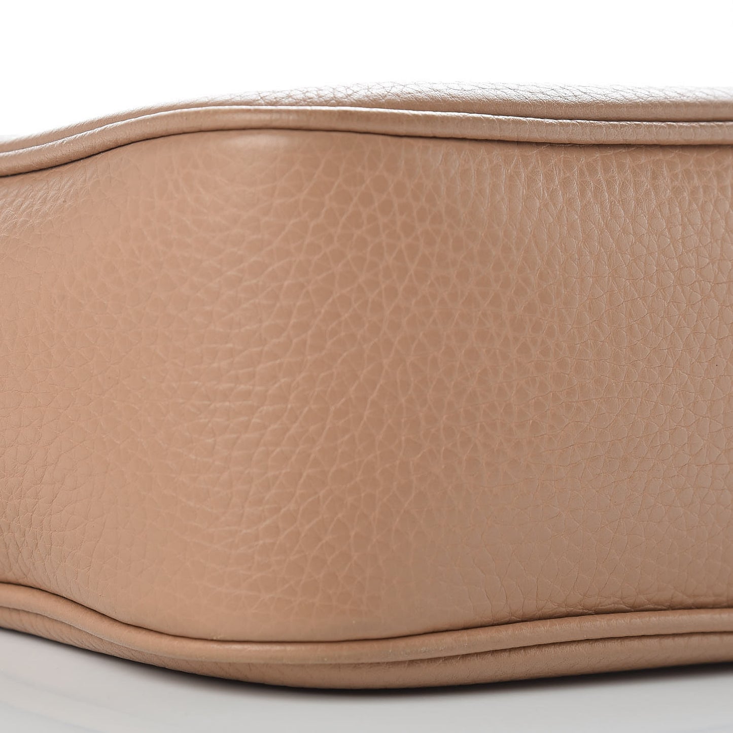 Pebbled Calfskin Small Soho Disco Bag Rose Beige