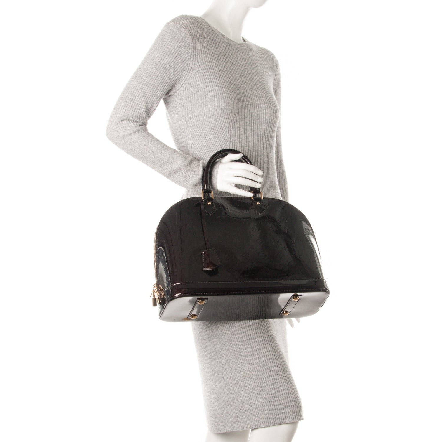 Louis Vuitton Vernis Alma GM Amarante 2 of 7