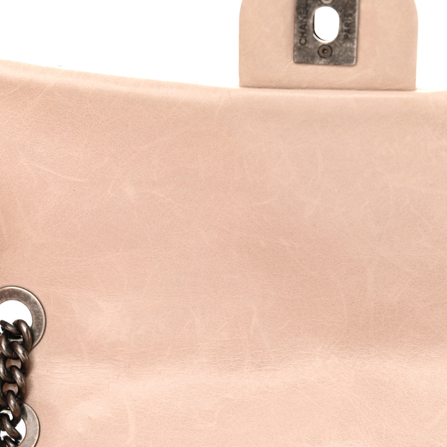 Chanel Glazed Calfskin Quilted Medium Duo Color Flap Light Pink 12 of 12