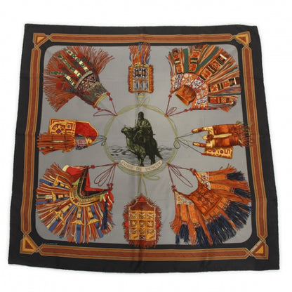 Hermes Silk Cuirs Du Desert Scarf 90 1 of 10