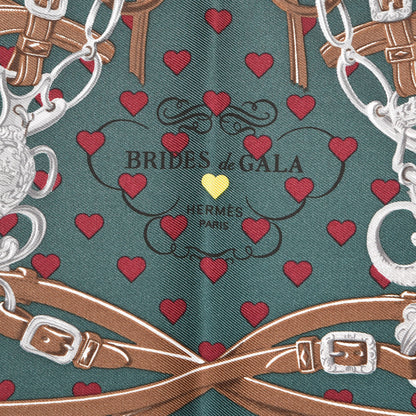 Hermes Silk Brides De Gala Love Pocket Square 3 of 5