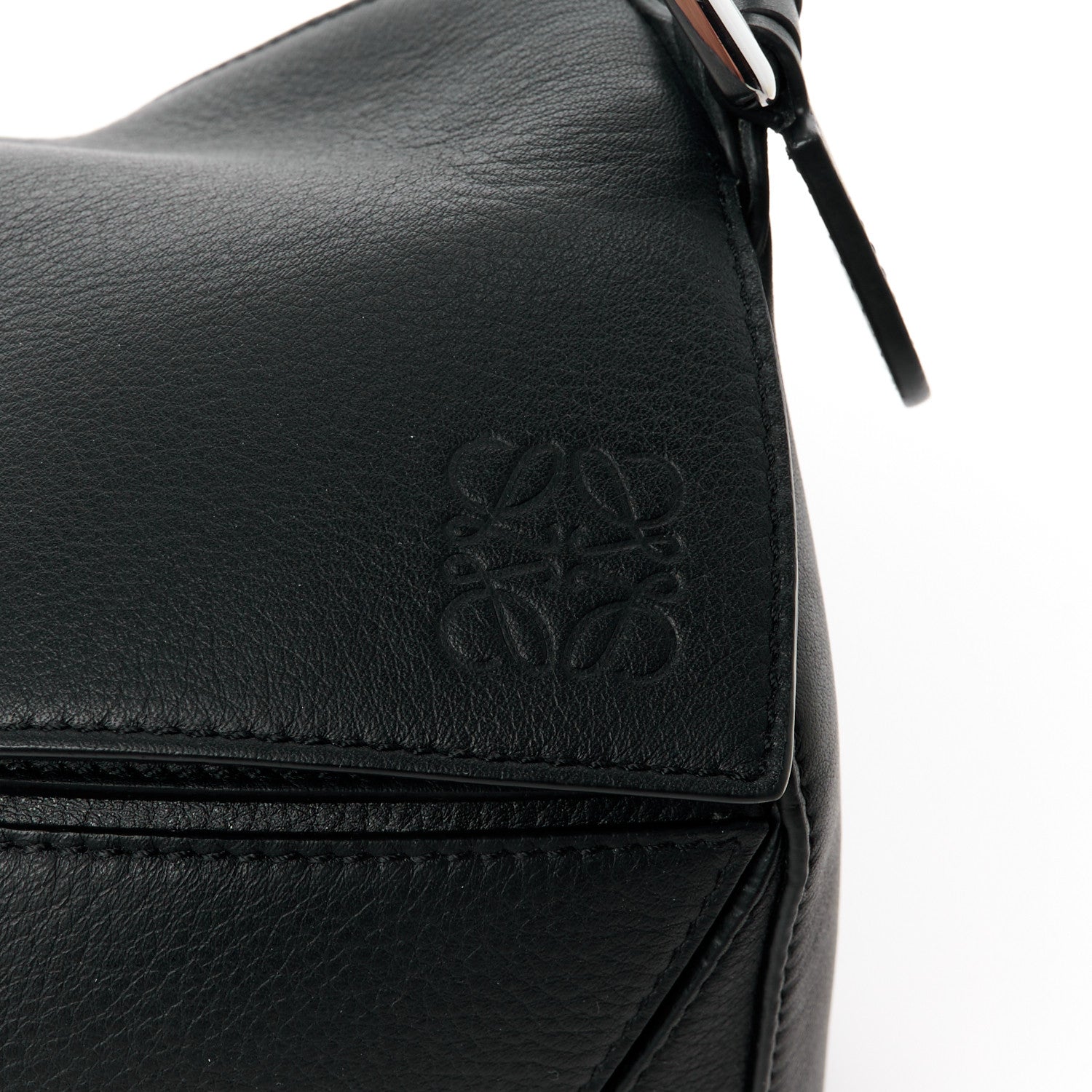 Loewe Calfskin Medium Puzzle Bag Black 7 of 10