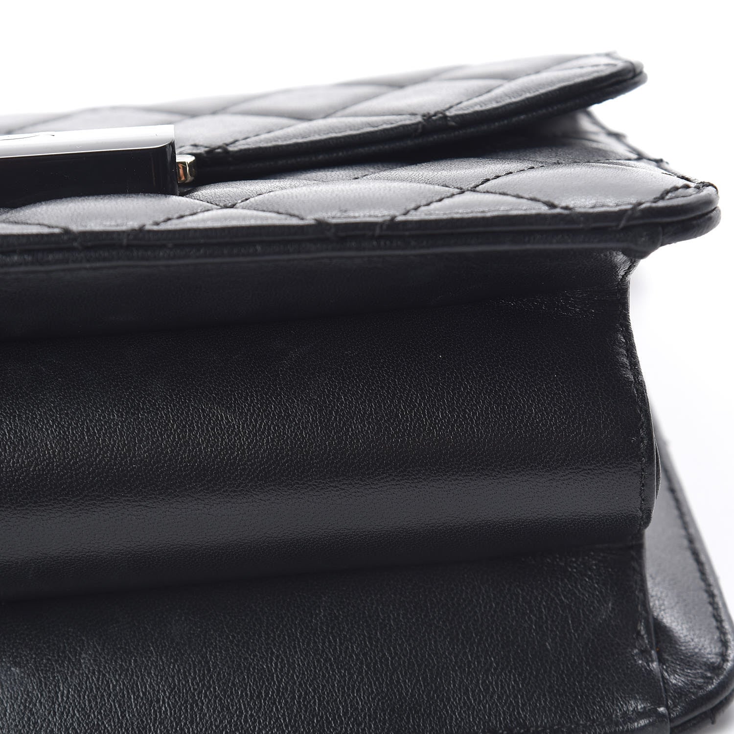 Chanel Sheepskin Quilted Beauty Lock Flap Black 12 of 15