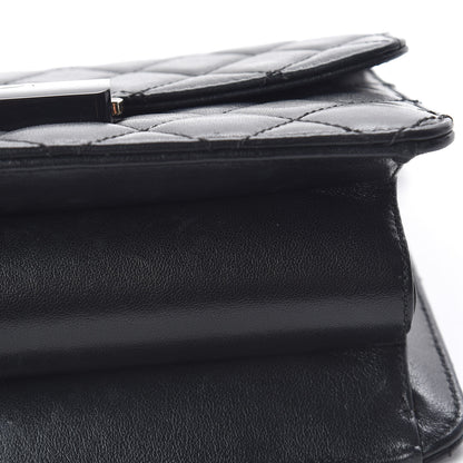 Chanel Sheepskin Quilted Beauty Lock Flap Black 12 of 15
