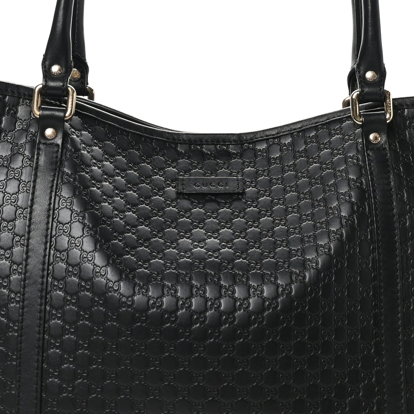 Microguccissima Medium Joy Tote Black