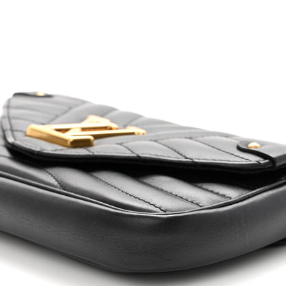 Louis Vuitton Calfskin New Wave Chain Pochette Black 9 of 9