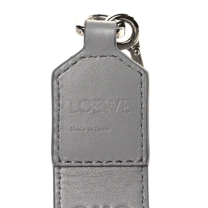 Loewe Satin Calfskin Embossed Anagram Strap Pearl Grey 4 of 5
