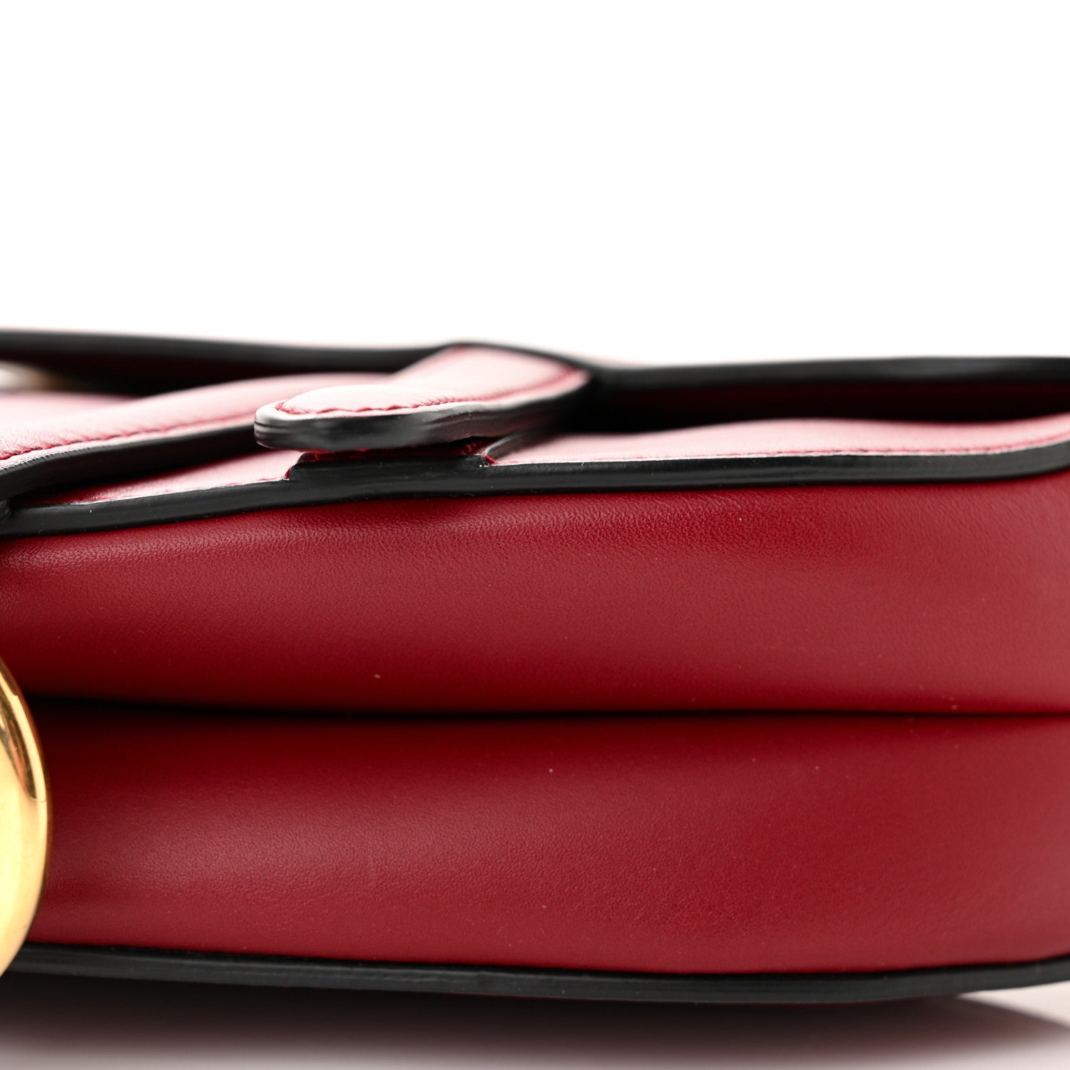 Christian Dior Calfskin Mini Saddle Bag Scarlet 10 of 12