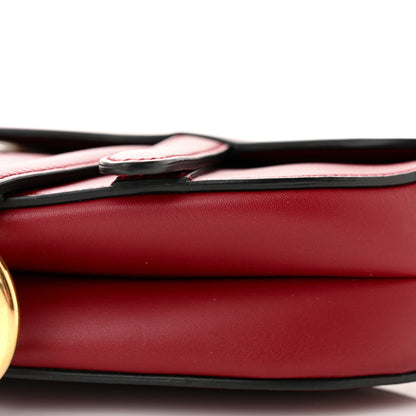 Christian Dior Calfskin Mini Saddle Bag Scarlet 10 of 12