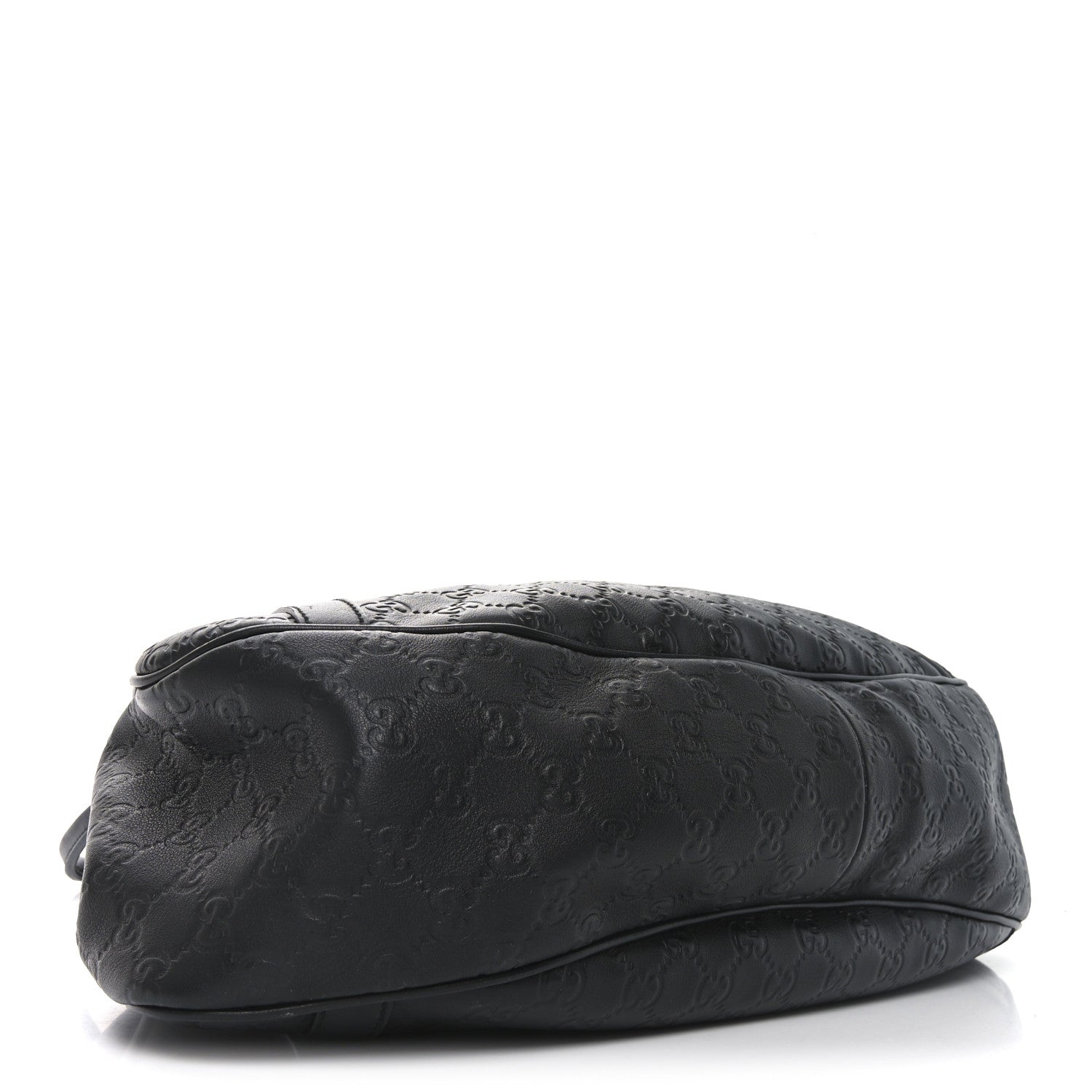 Gucci Guccissima Medium GG Twins Shoulder Bag Black 3 of 9