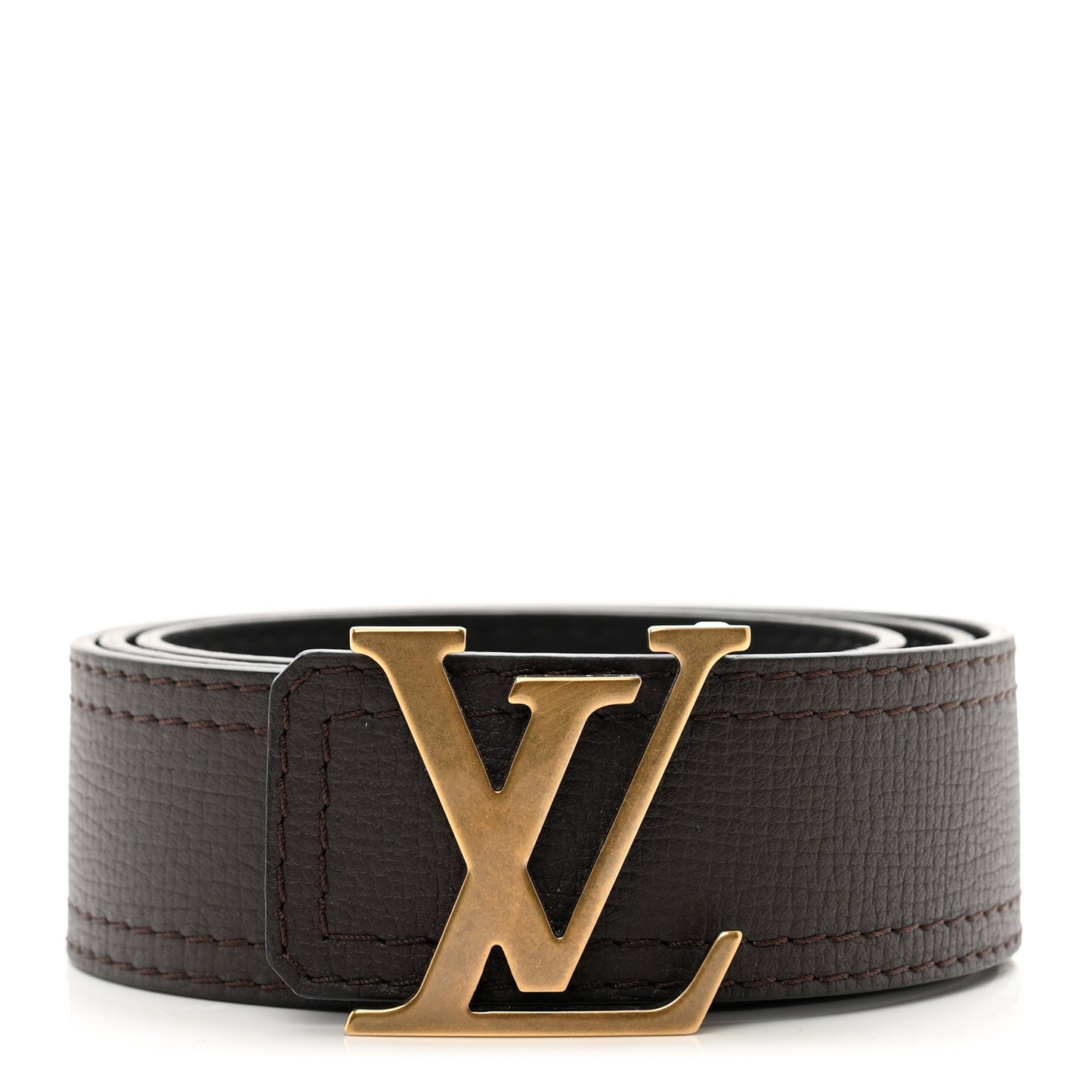 Utah LV Initiales Belt 85 34 Brown