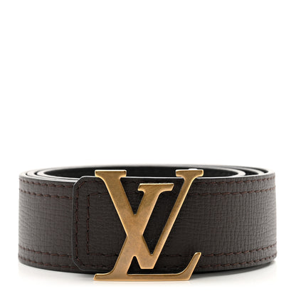 Louis Vuitton Utah LV Initiales Belt 85 34 Brown 1 of 5