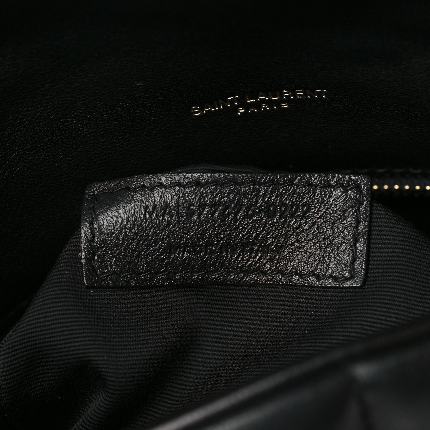 Saint Laurent Lambskin Quilted Small Loulou Puffer Monogram Chain Satchel Black 7 of 10