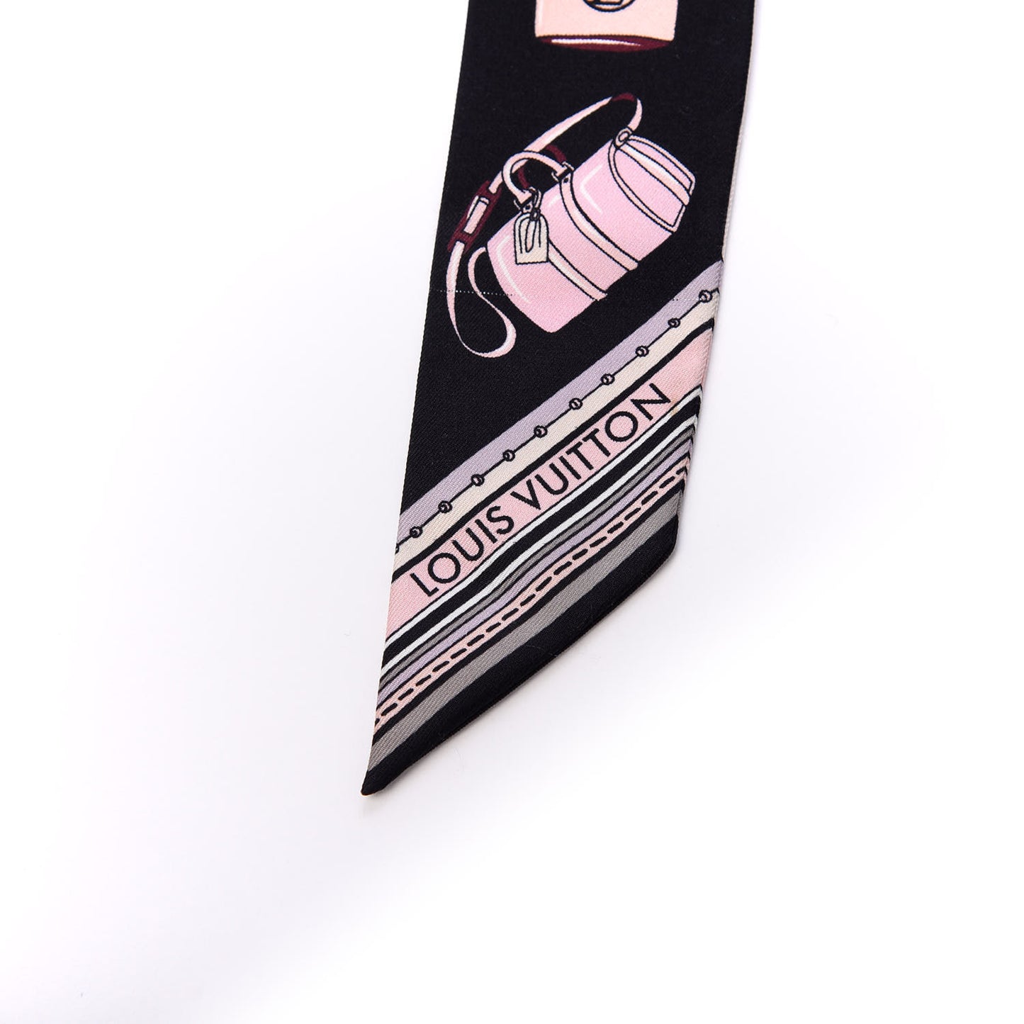 Silk Monogram Essentials LV BB Bandeau Light Pink