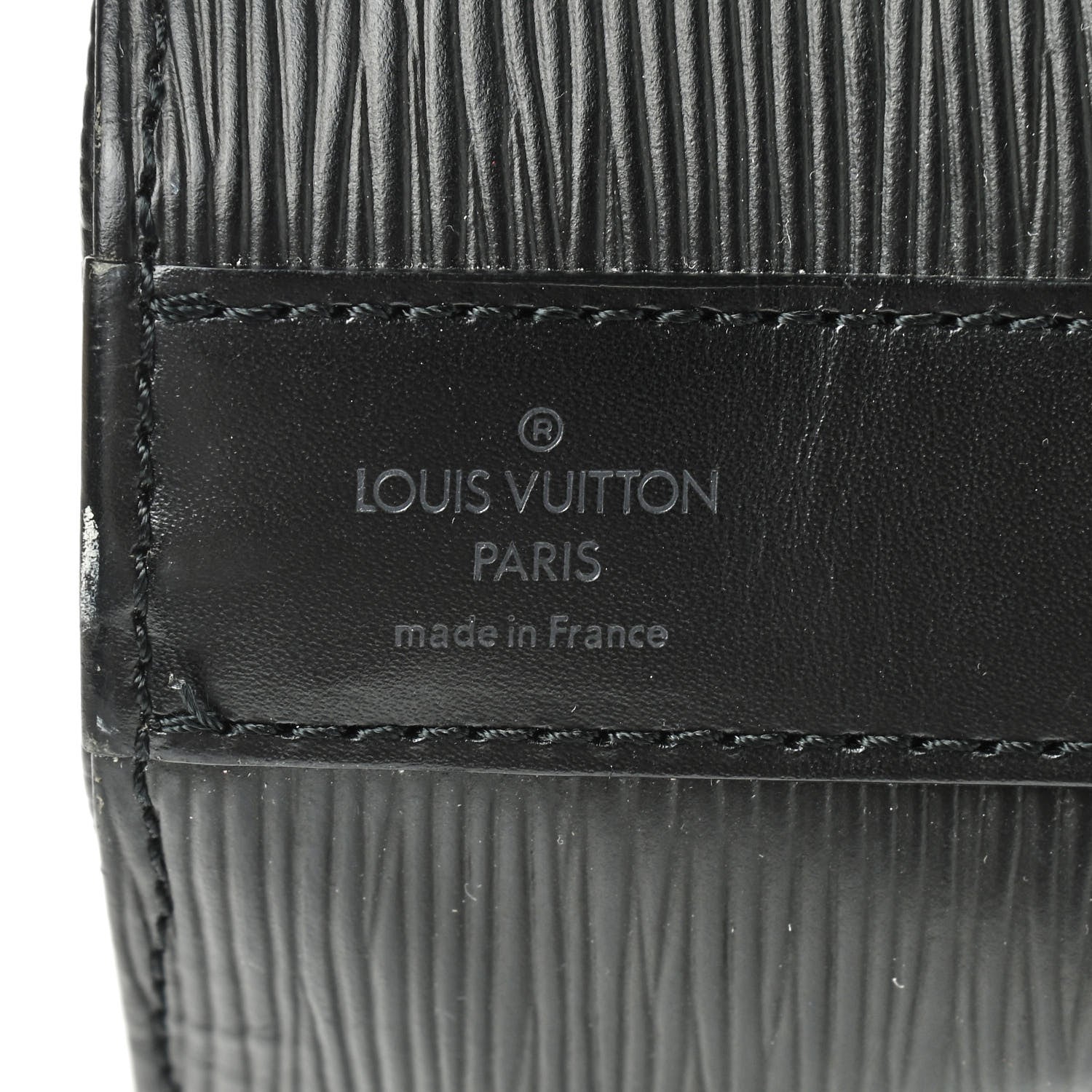 Louis Vuitton Epi Sac D'Epaule GM Black 8 of 8